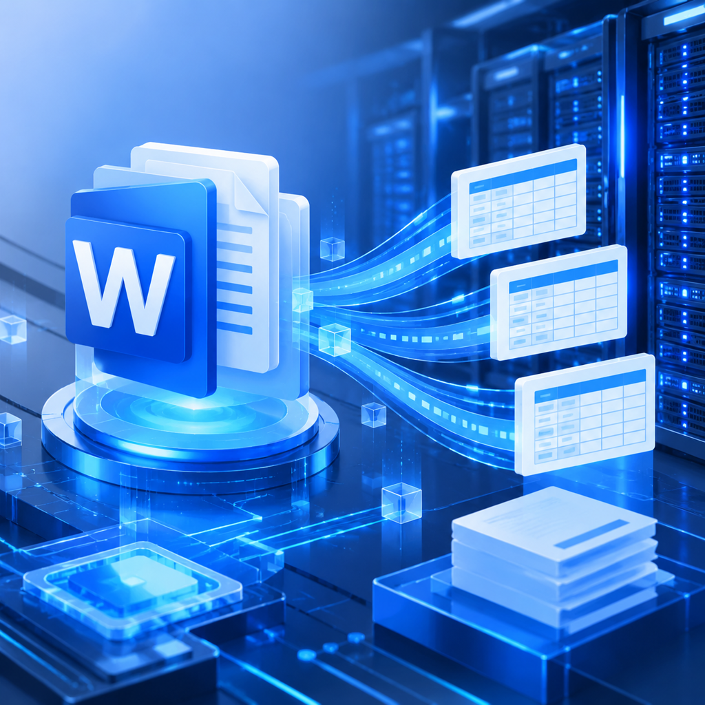 Word文档批量提取表格